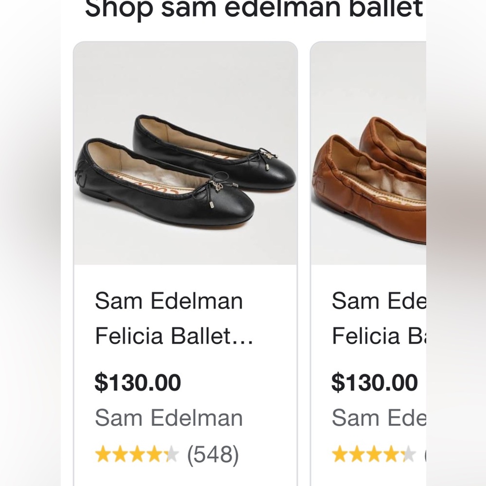 Sam Edelman Ballet Flats 8.5 - Picture 5 of 6
